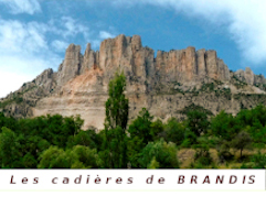 Les cadières de Brandis près de Castellane dans les gorges du verdon